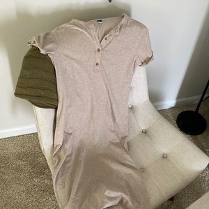 Old Navy Cream Cotton Dress